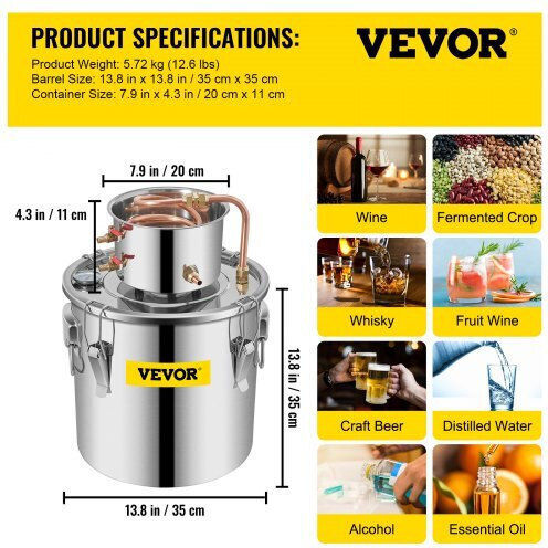 Vevor Distiller 30lt