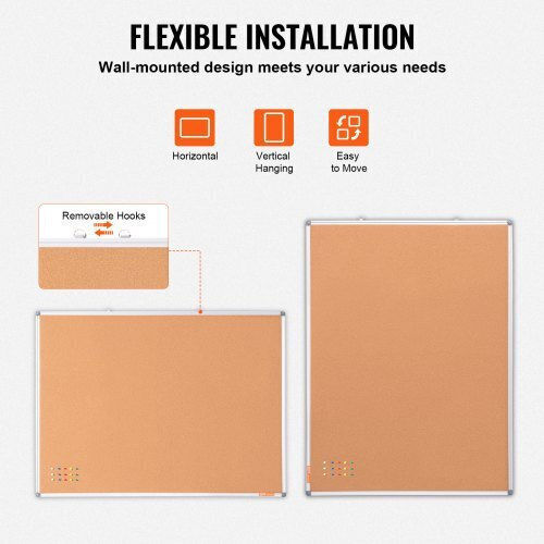 Vevor Cork Notice Board 121.92x91.44cm