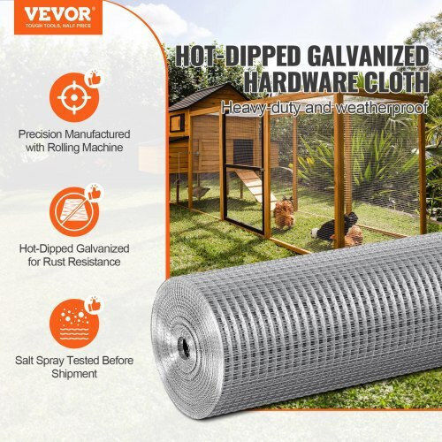 Vevor Galvanized Chicken Wire 1.2x15.24m