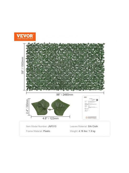 Vevor Συνθετικό Πάνελ Φυλλωσιάς 2.49x1.5m