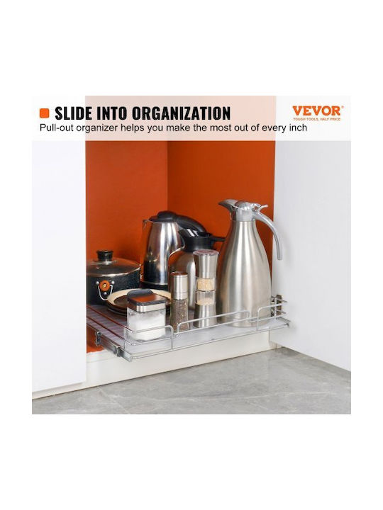 Vevor Επιτραπέζια Βάση Inox 35x53εκ. Ασημί