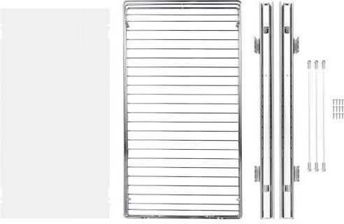 Vevor Ραφιέρα Ντουλαπιού Inox 27.94x53.34εκ. Ασημί