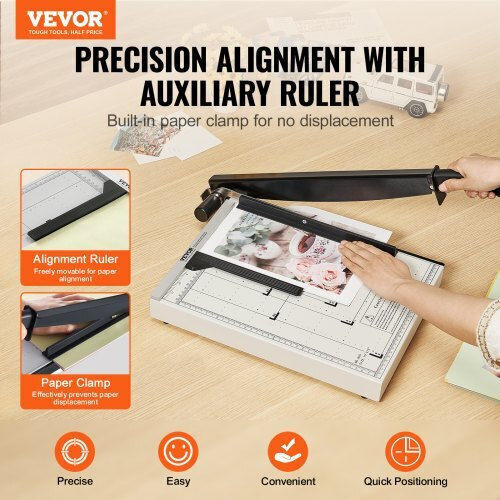 Vevor Office Cutting Machine Guillotine 38.1cm A3