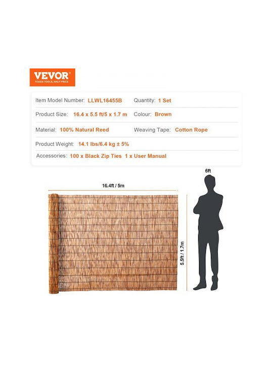 Vevor Καλαμωτή με Ολόκληρο Καλάμι