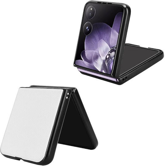 Carbon Fiber Book Plastic White (Xiaomi Mix Flip)