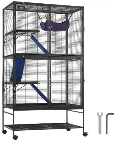 Kleintierkäfig 4 Ebenen Räder Vevor 164,1 cm Jsxdl362463irpizqv0