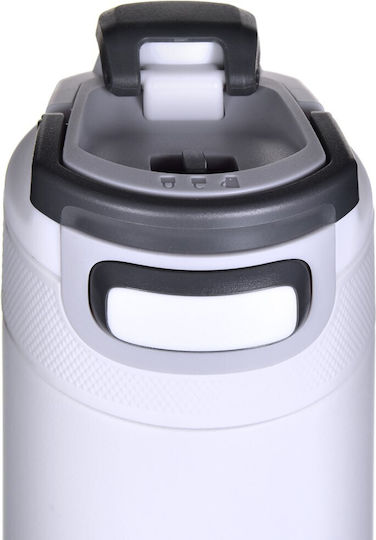 Kambukka Elton Insulated Μπουκάλι Θερμός Ανοξείδωτο 600ml Chalk White