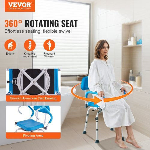 Vevor Toilettenstuhl mit Rückenlehne GDSYGZYTLSLKVG9ABV0