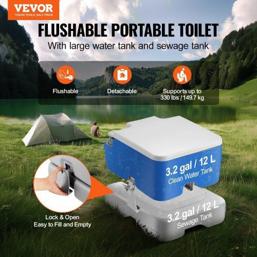 Vevor Chemical Toilet 12lt