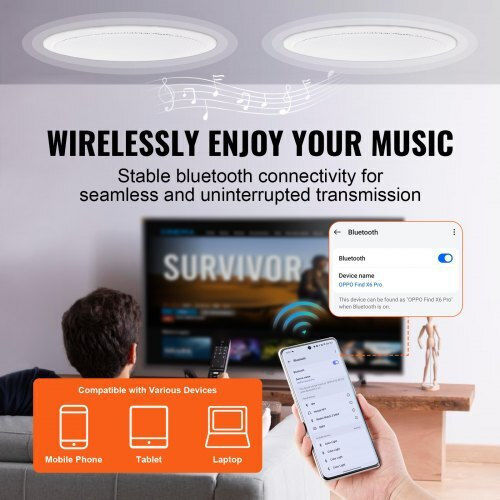 Vevor Σετ Ηχεία Εγκαταστάσεων 150W με Bluetooth Λευκά