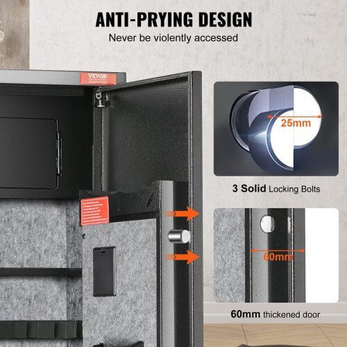 Vevor Waffenschrank Fingerabdruck & Digitales Tastenfeld 6 Waffen Zqjdsx78z9ws6rwvqv9