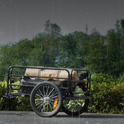 Vevor Remorcă Pentru Bicicletă 160 Lbs Capacitate Greu Tip Roti Repliabile de 16" Roti Reflectorizante 22"-28" Roti Cgkhzhjg200b5hwmpv0