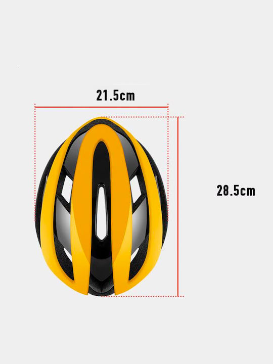 Rockbros Cască de Bicicletă Drumul / Munte cu Protecție MIPS Galben