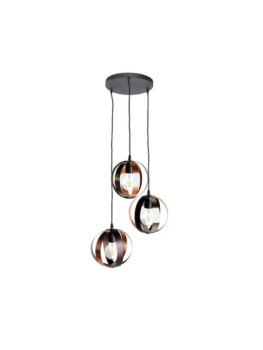 Pendant Light Brown Ball 20x20cm