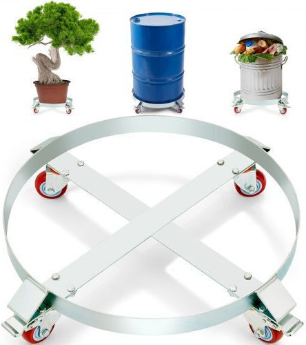 Vevor Transport Trolley for Weight Load up to 454kg Silver