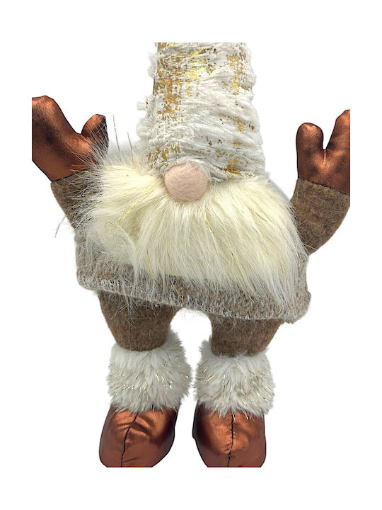 Figoura Christmas Figure Dwarf Brown Height 35cm