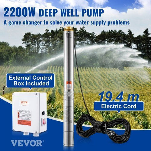 Vevor Pumpe Bohren 2.93hp SJQSBMBWZ220VHV12V2
