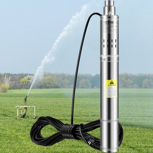 Vevor Μονοφασική Αντλία Γεωτρήσεων 0.73hp SJQSBLGBOC5503XPYV2