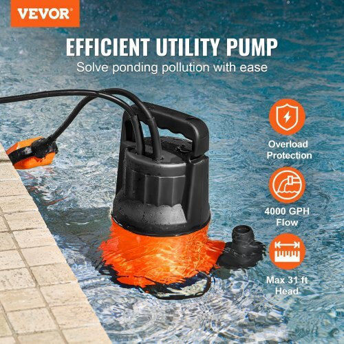 Vevor Water Pump 0.93hp QSSZBSL10HP08XUGUV2
