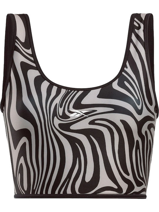 Modern Safari Frauen Sport-BH Black