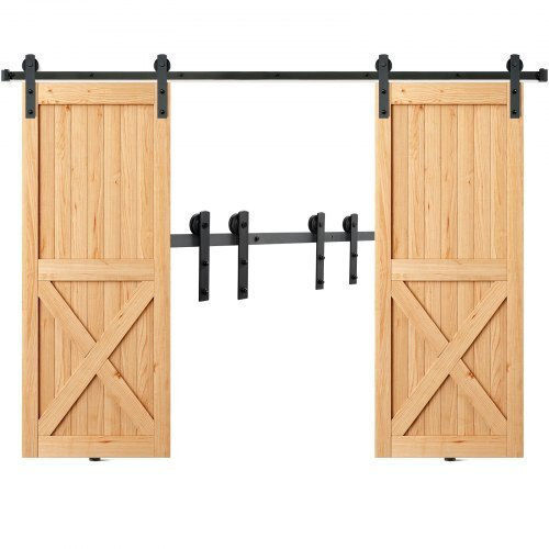 Vevor Sliding Door Mechanism 243.84cm Black