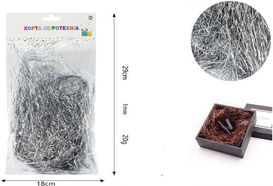 Cosmofan Iarbă de artizanat 20gr în Silver Culoare