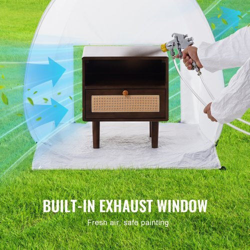Portable Paint Booth Vevor 40x35x40 cm Bxspq403540in6ezvv0
