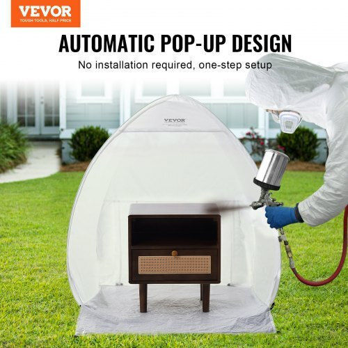 Portable Paint Booth Vevor 40x35x40 cm Bxspq403540in6ezvv0