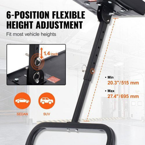 Vevor 40" Adjustable Workshop Creeper 330 Lbs Jgsxctbyxj401evnvv0