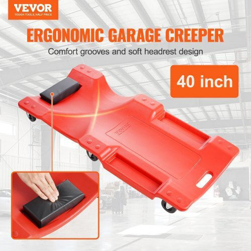 Vevor Ξαπλώστρα Συνεργείου με Μέγιστο Φορτίο 160 κιλά