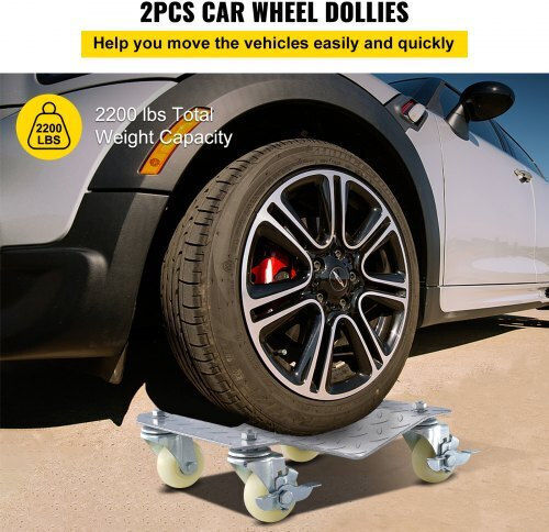Vevor 2pcs Car Moving Dollies 1500lbs/680kg Tad3503ltywq00001v0