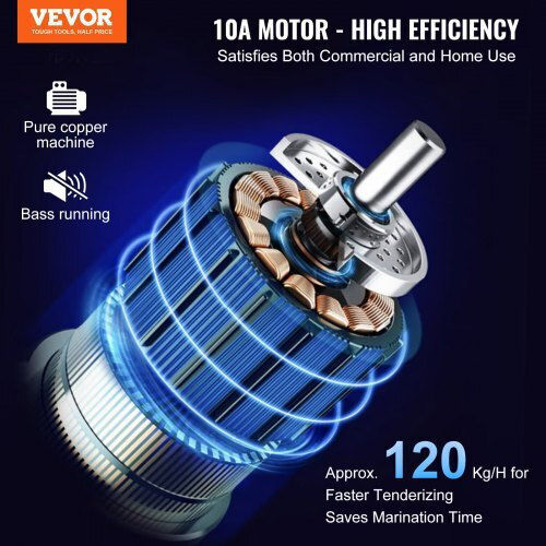 Vevor 450W Stainless Steel Electric Meat Tenderizer Machine