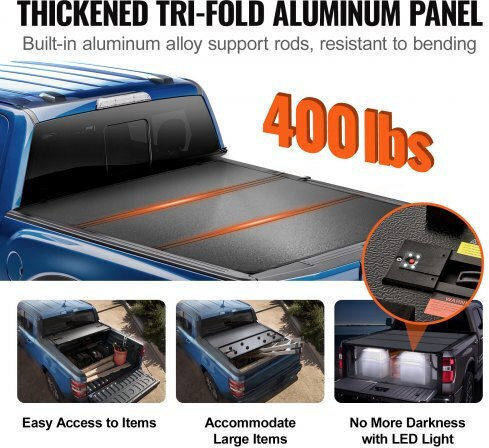 Vevor Tri-fold Tonneau Cover Ford F-250/F-350 1999-2024 Zdskchbxgzdsl0xpsv9