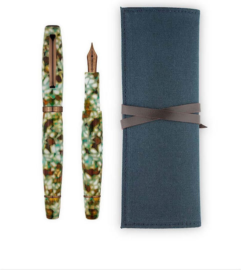 Scribo La Dotta Travertino Fountain Pen Gold 18ct M Medium