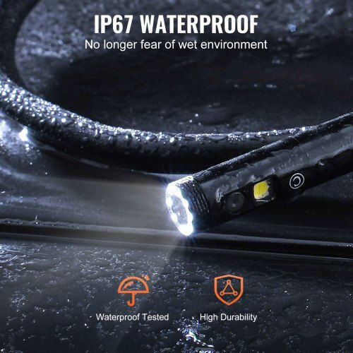 Vevor Endoscope Camera 1920x1080 pixels with 15m Cable