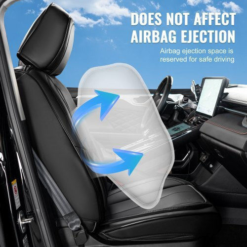 Vevor Car Cover Set 13pcs Leatherette Black