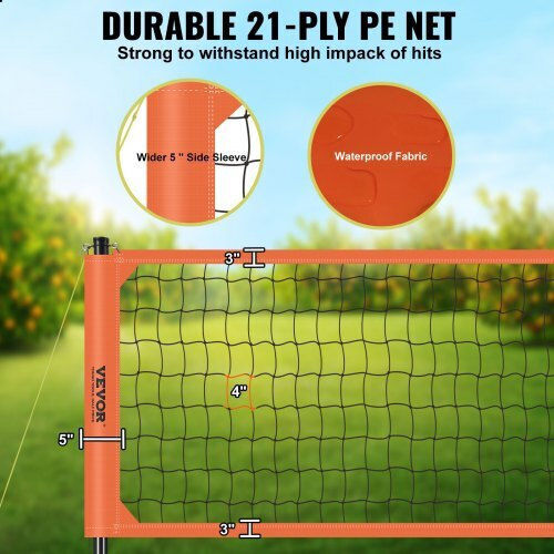 Vevor Portable Volleyball System for Outdoor Spaces Pqwtz323yclgry89qv0