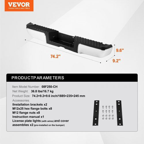 Hinterer Stoßfänger Vevor Ford F250/F350 2008-2016 Ftk20082016f27v3fv9