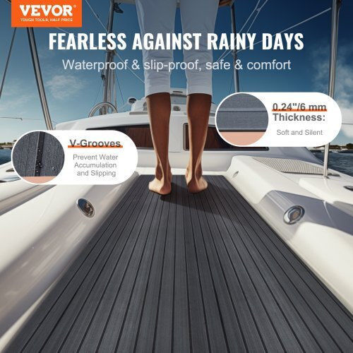 Vevor Plastikboden 6mm in Rolle mit Breite 3m (Preis pro m²)