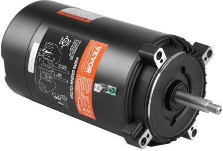 Vevor Pool Water Pump Filter Single-Phase with Power 1hp