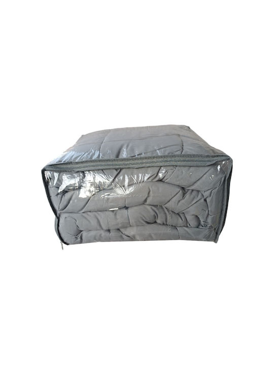 BS Collection Пухено Куинсайз с Пълнеж Microfiber 220x240бр GRI