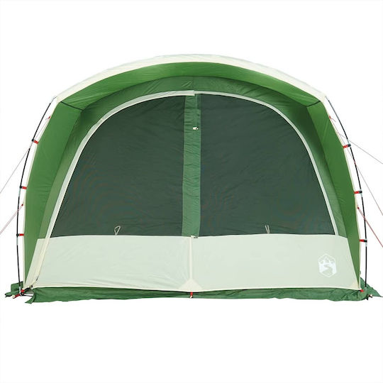 vidaXL Car Tunnel Camping Tent Green for 4 People 300x185x200cm