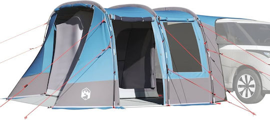 vidaXL Camping Tent Tunnel Car Blue 403x325x196cm