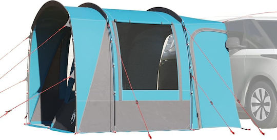 vidaXL Camping Tent Car Blue For 4 People 300x185x200cm