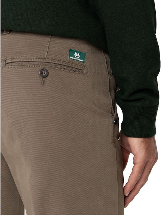 Hose Chino Elastisch Brown