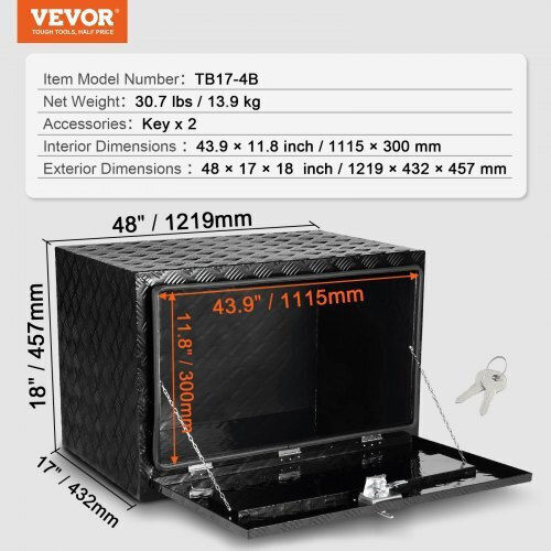 Vevor B121.92xT43.18xH45.72cm CDKCGJX24817J8QMNV0