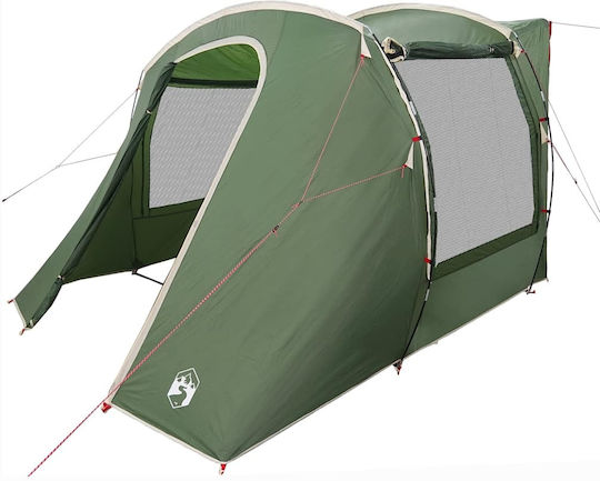 vidaXL Camping Tent Car Green 335x352x217cm