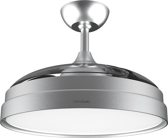 Cecotec EnergySilence Aero 4280 Invisible Ανεμιστήρας Οροφής 106cm με Φως Γκρι