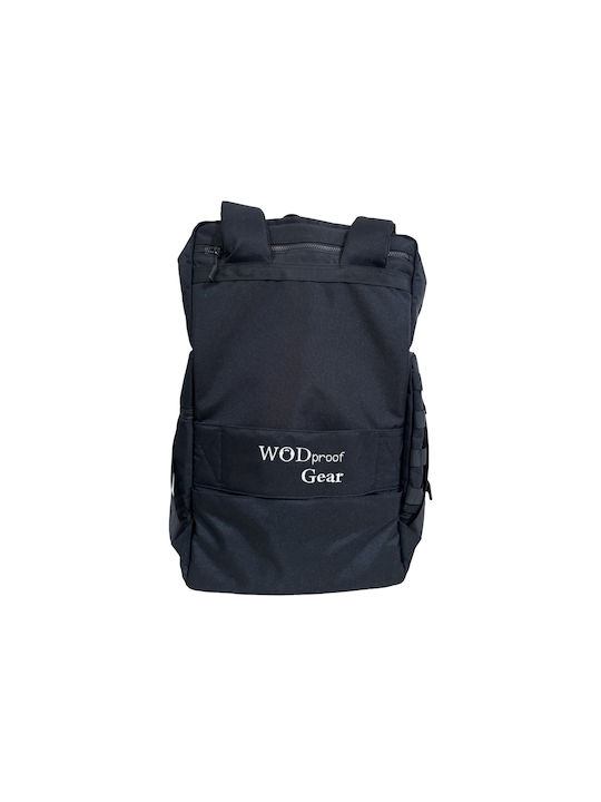Wodproof Gear Ανδρική Τσάντα Πλάτης Γυμναστηρίου Μαύρη