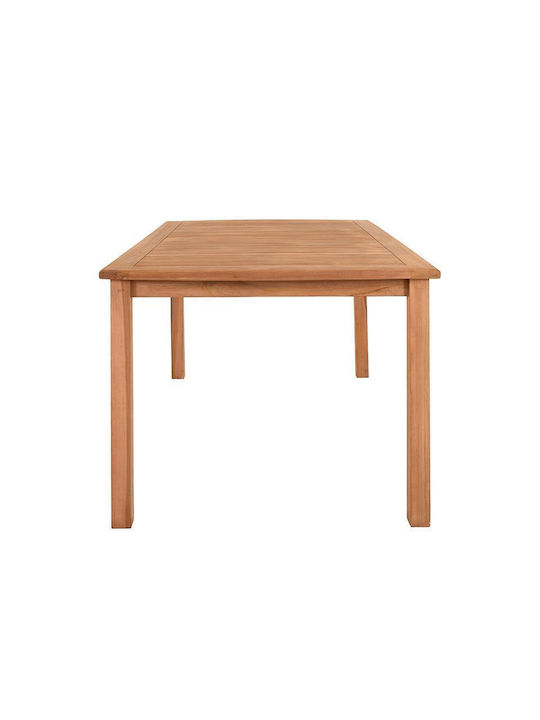 Masă Exterior Din Teak Bali Natural 150x90x75cm